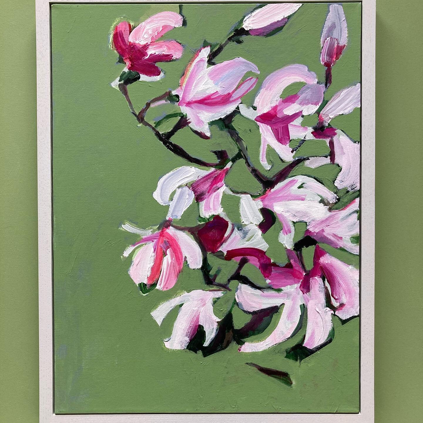 Congratulations and a huge thank you to @motherdaughtercreate whose photo of their lovely painting entitled Bloom graces the front cover of our March/April issue of Living In Suffolk Coastal magazine. Painted by Maria Fletcher, this gorgeous piece fe