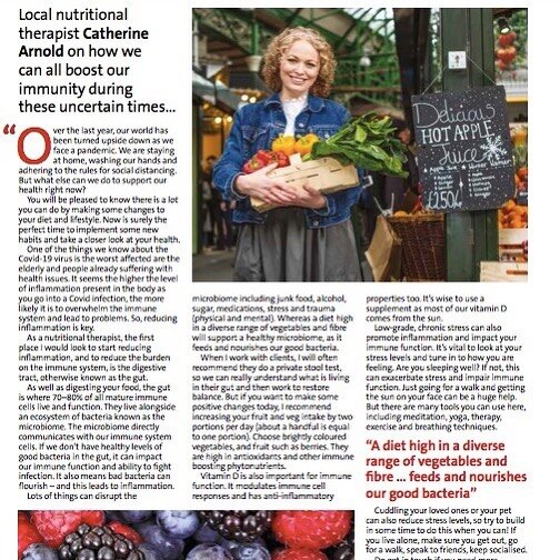 Delicious recipe and great advice on how to boost your immunity from local nutritional therapist @catherine_arnold_nutrition in our latest issue of Living In Suffolk Coastal magazine 👏💪🏻👏Available to pick up from @eoecoop branches throughout the 