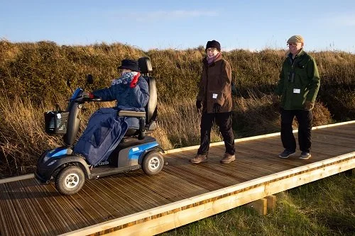RSPB Minsmere officially opens new accessible boardwalk and hide