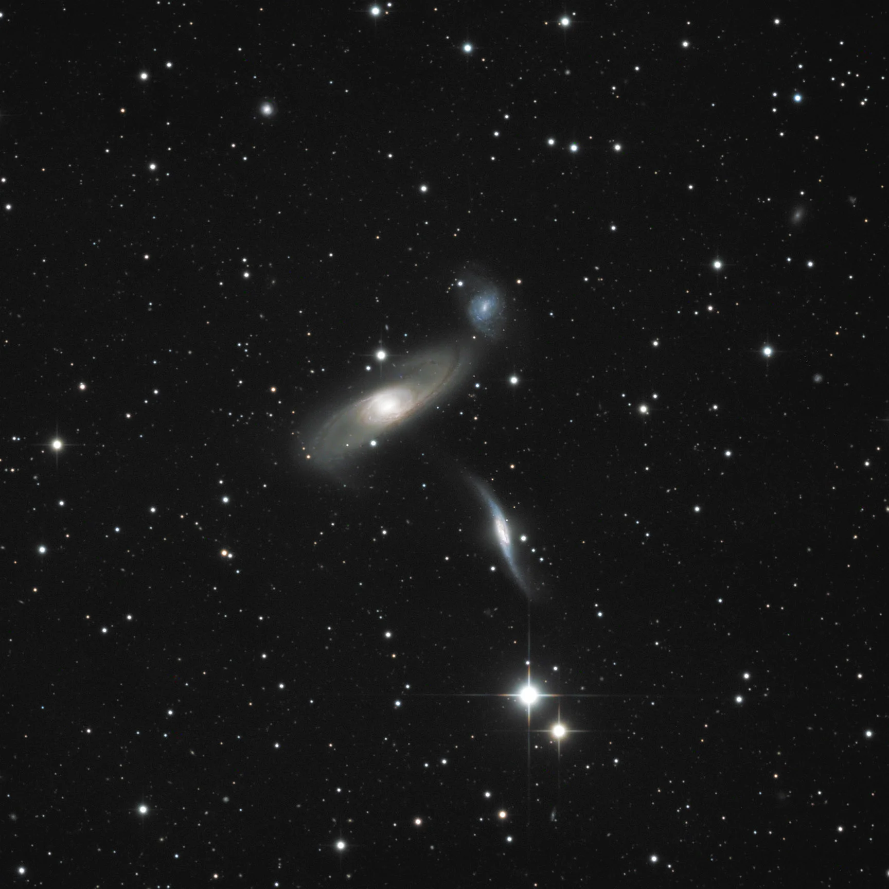 Galaxies NGC5566-5569-5560