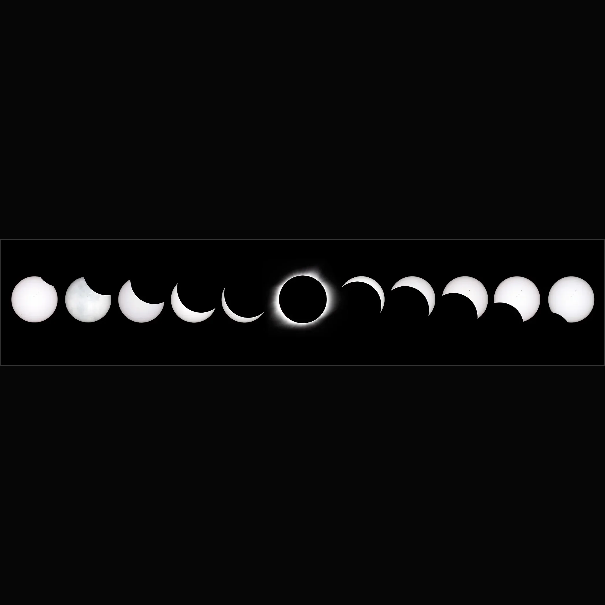 Composite fromThe Great American Solar Eclipse 8-21-2017