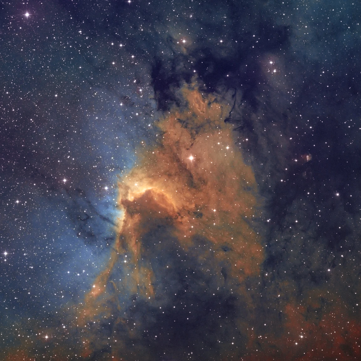 The Cave Nebula     SH2-155