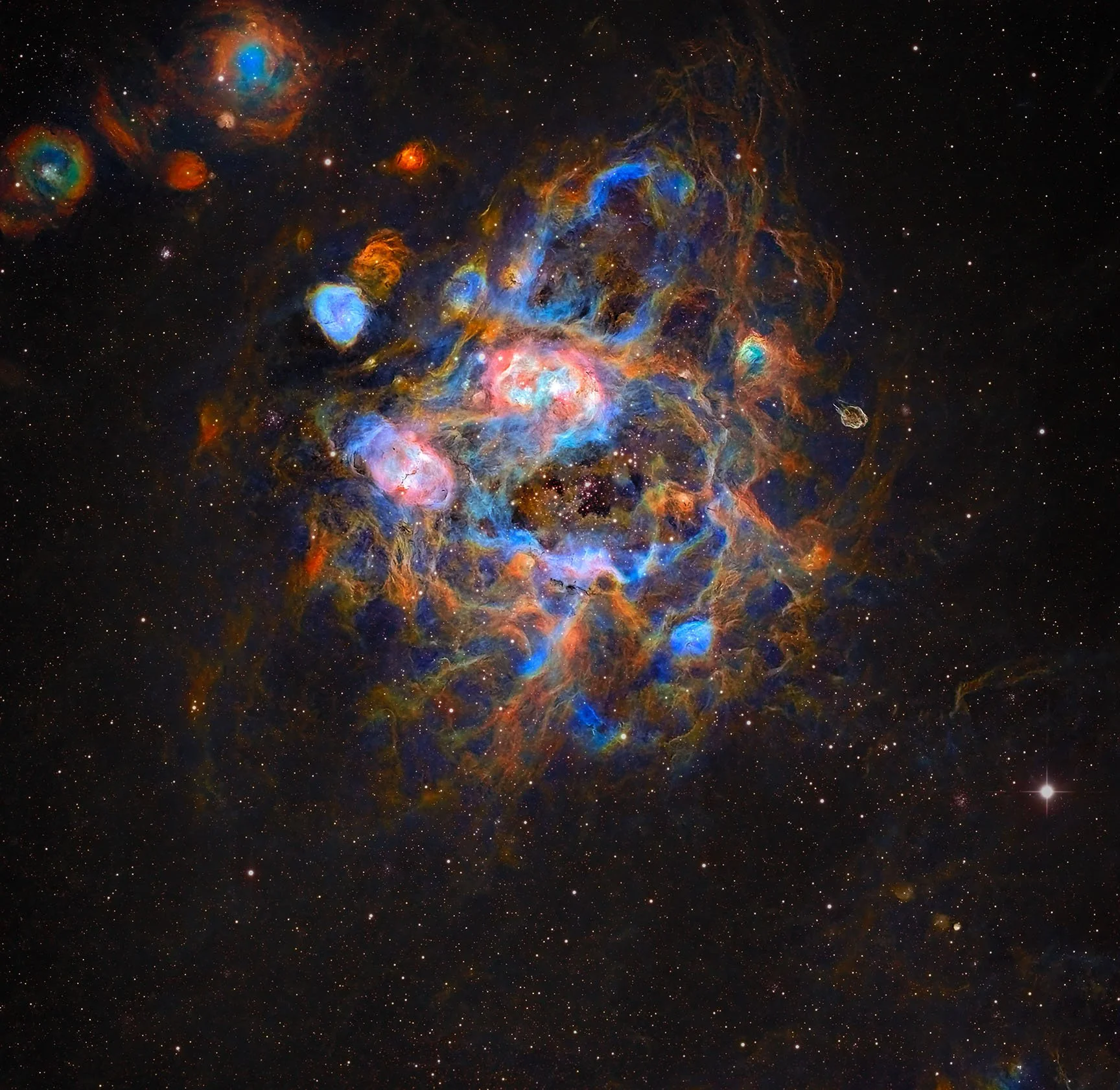 NGC 1760 The Den of Snakes Nebula