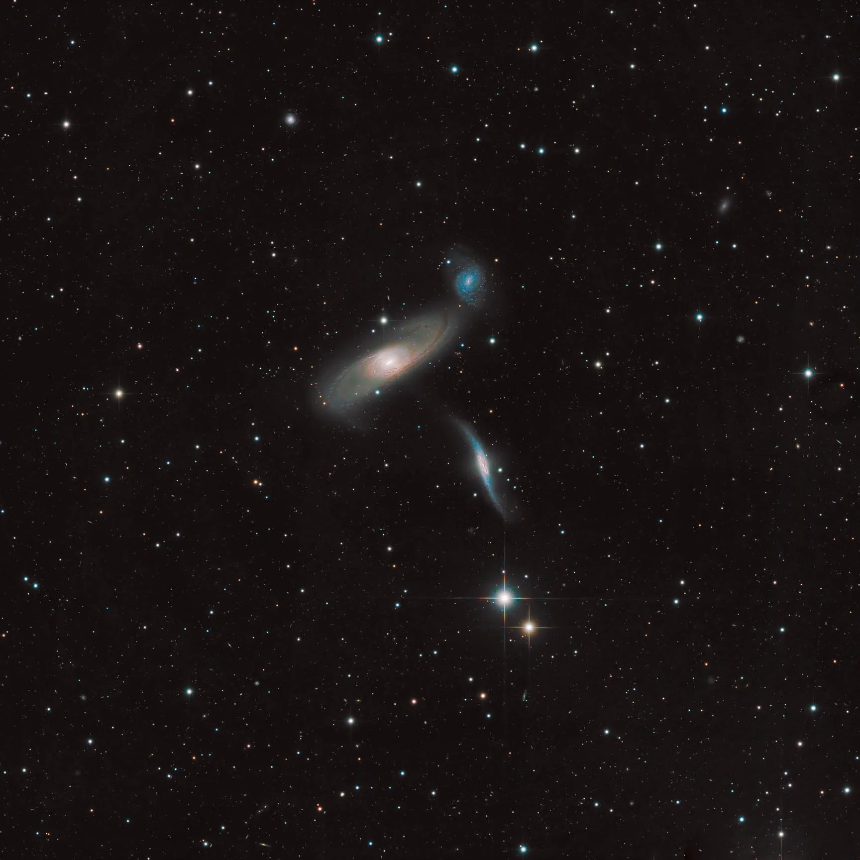 Galaxies NGC5566-5569-5560