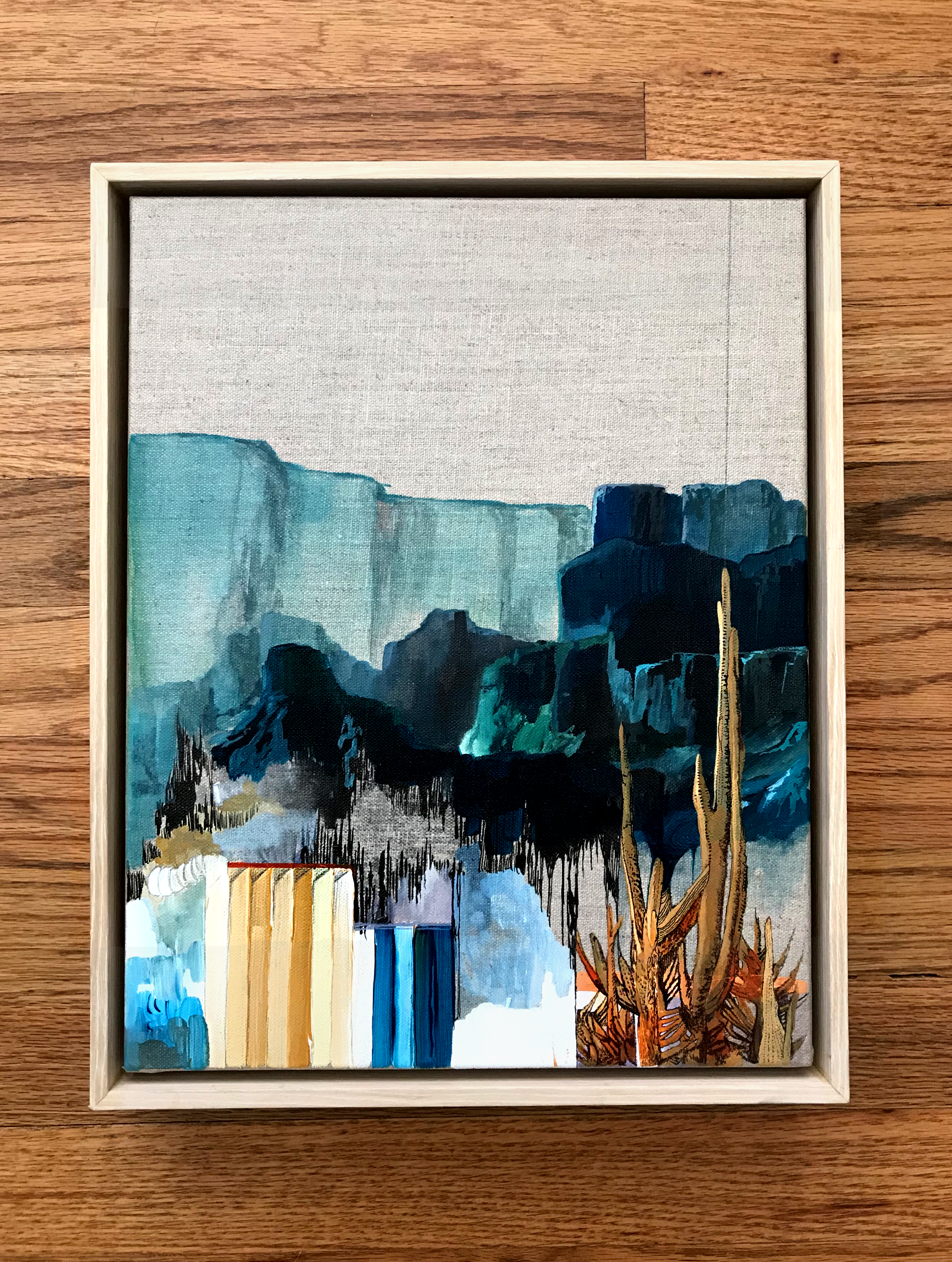 Abstract landscape painting of Canyonlands by Noelle Phares