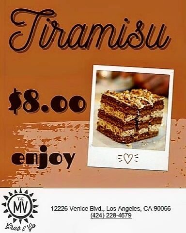 Adding to our SWEET repertoire! #weekendbliss #tiramisu #scratch 

#brunch #patiodining #breakfastallday #besttacos #freshpressed #vegan #delish #marvista #institution