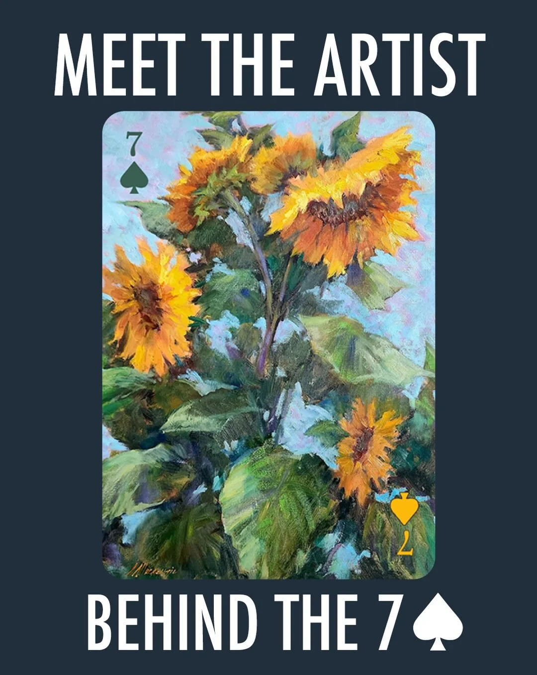 Meet the artist behind the 7&spades;️, Jeanne Mackenzie. 

&ldquo;I love having a passion for oil painting, taking the wonderful images of my local surroundings and international travels back into my studio. Equally close to my heart is the sharing o