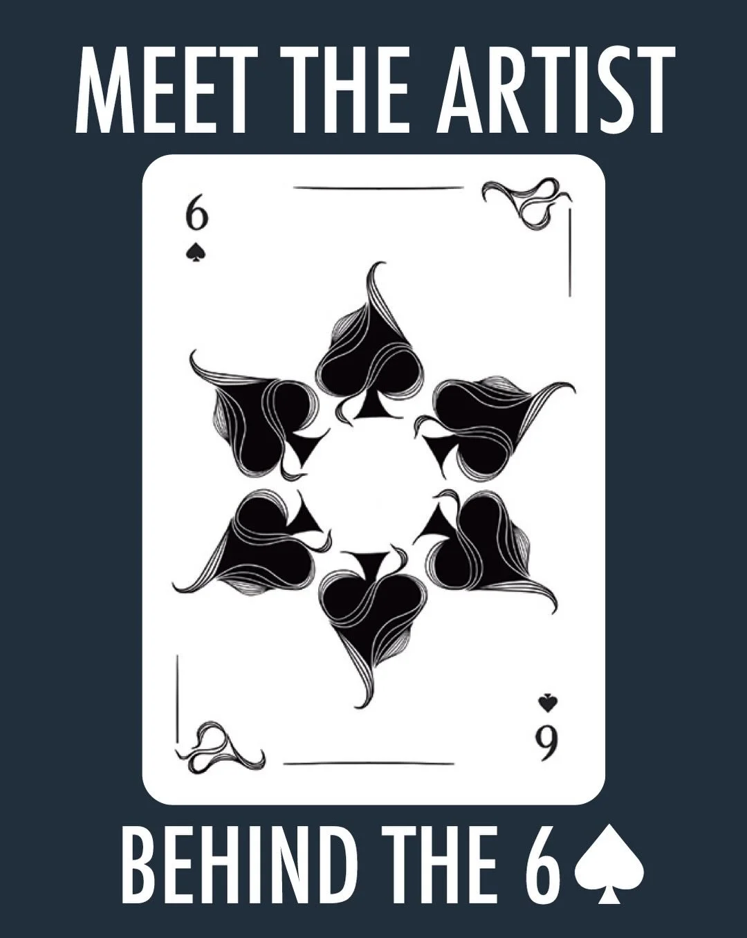 Meet the artist behind the 6&spades;️, Taryn Bushey. 

&ldquo;I started drawing digitally a few years ago and fell in love with black and white abstract line work. I&rsquo;ve recently started exploring more illustrative styles and adding color to my 