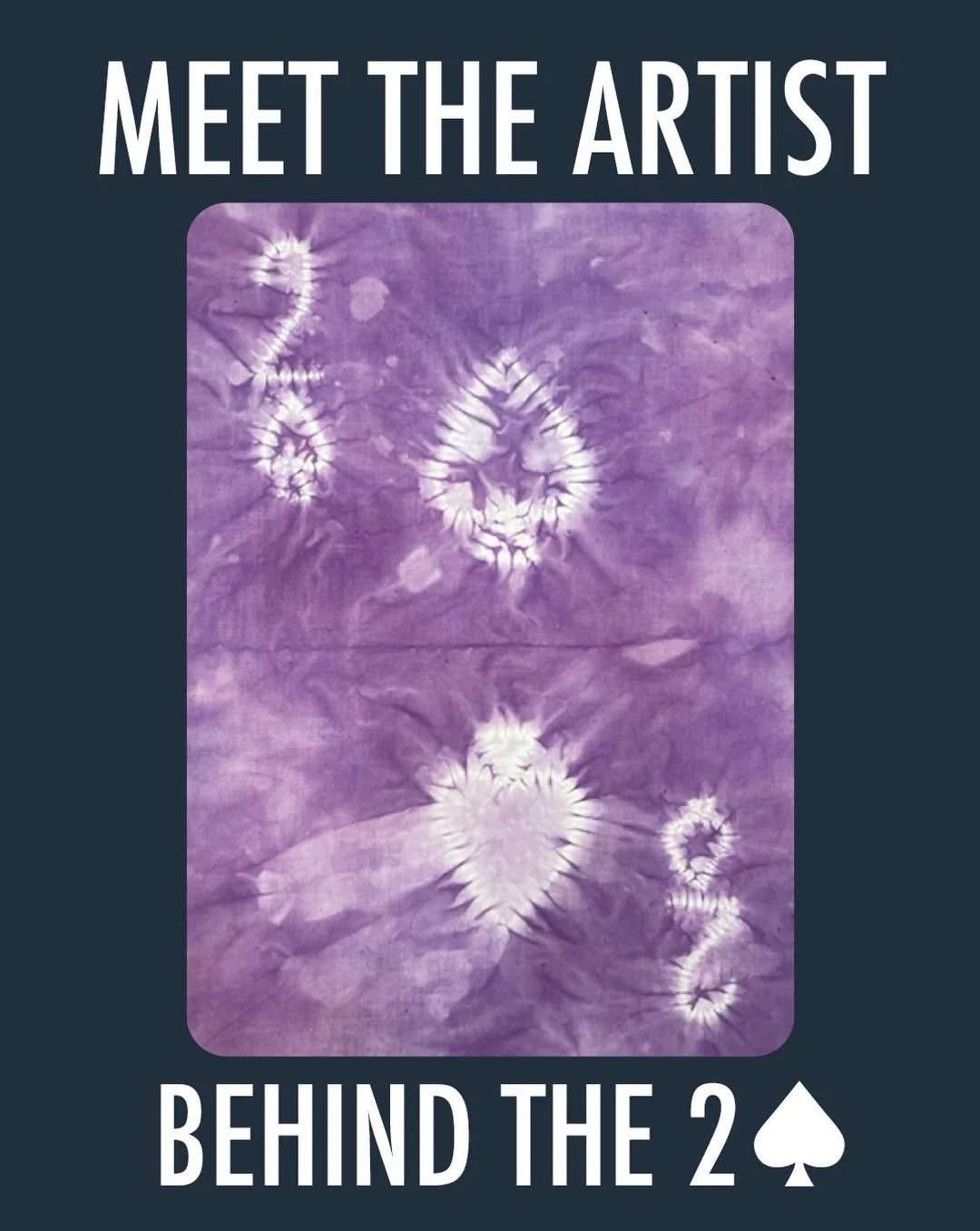 Meet the artists behind the 2&spades;️, Hannah Hostak. 

&ldquo;Hannah Hostak, owner of Hanny Handcrafted is a fiber artist working in wool, cotton, silk, broomcorn, and other natural fibers. She grows natural dye plants and uses natural dyes to crea