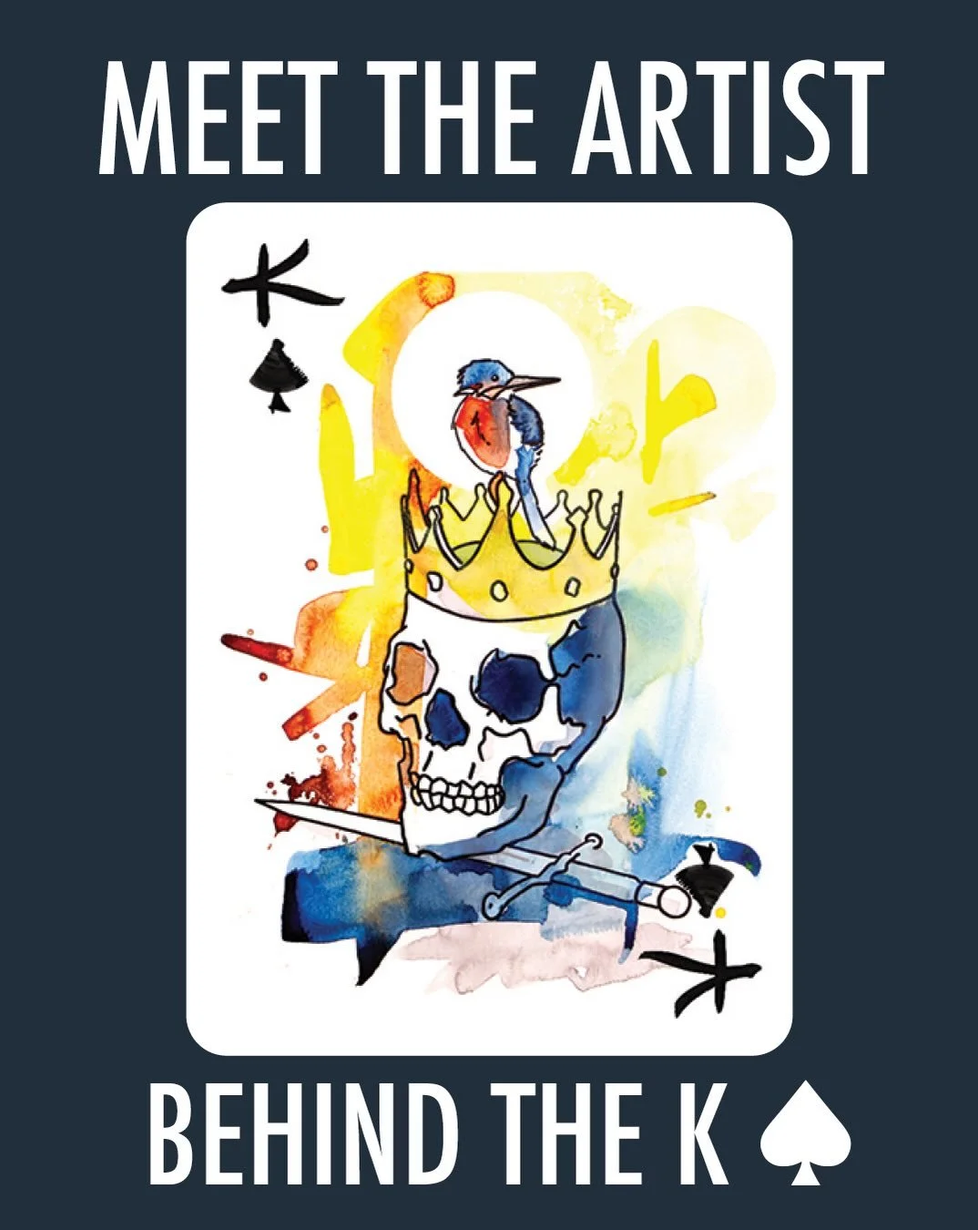 Meet the artist behind the K&spades;️, Ryan Stover. 

&ldquo;In the studio, I&rsquo;m like a child at play. I dance between mediums, marvel at the unexpected and thrill at the wonder of raw creative expression.

My work brings that same energy into t