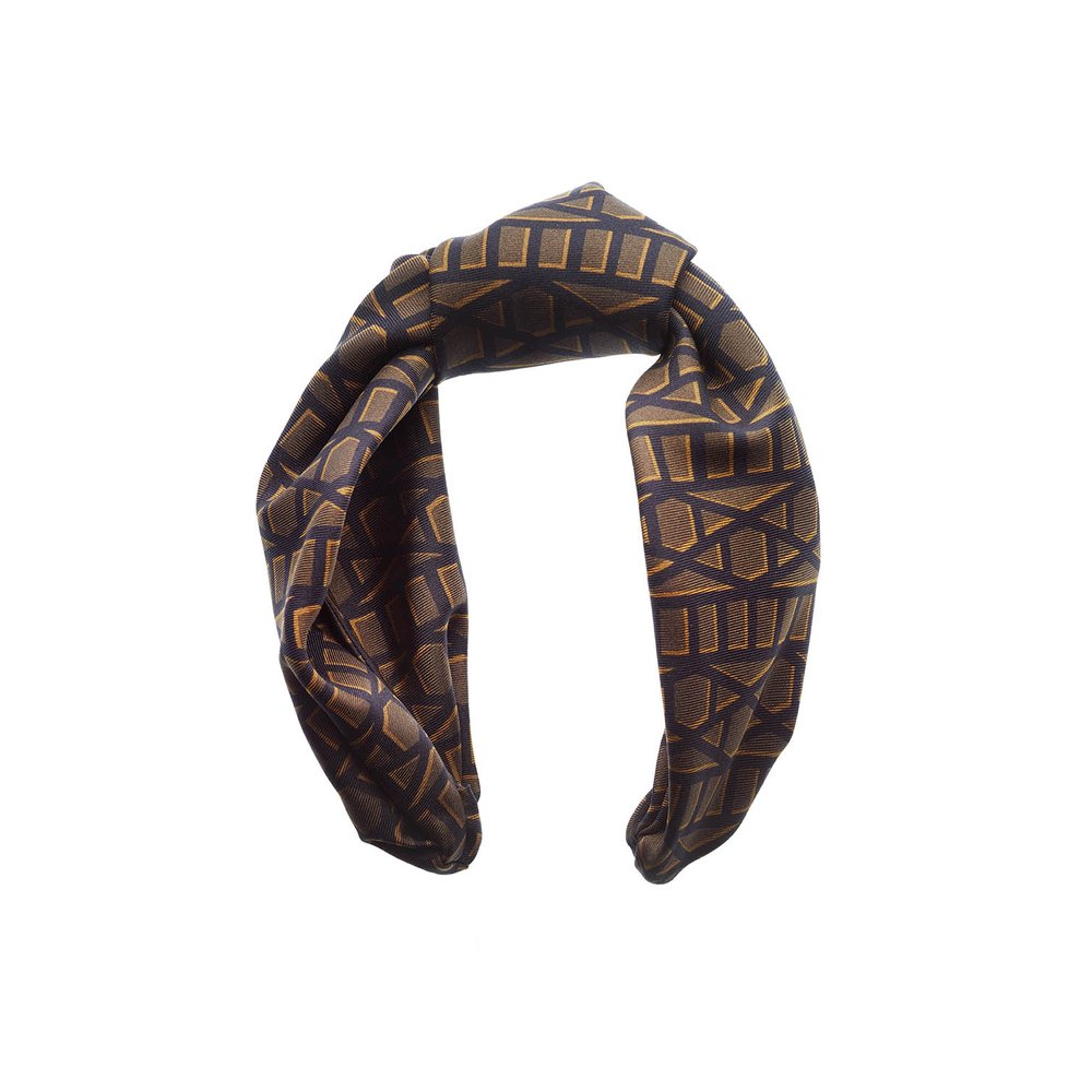 monogram headband scarf