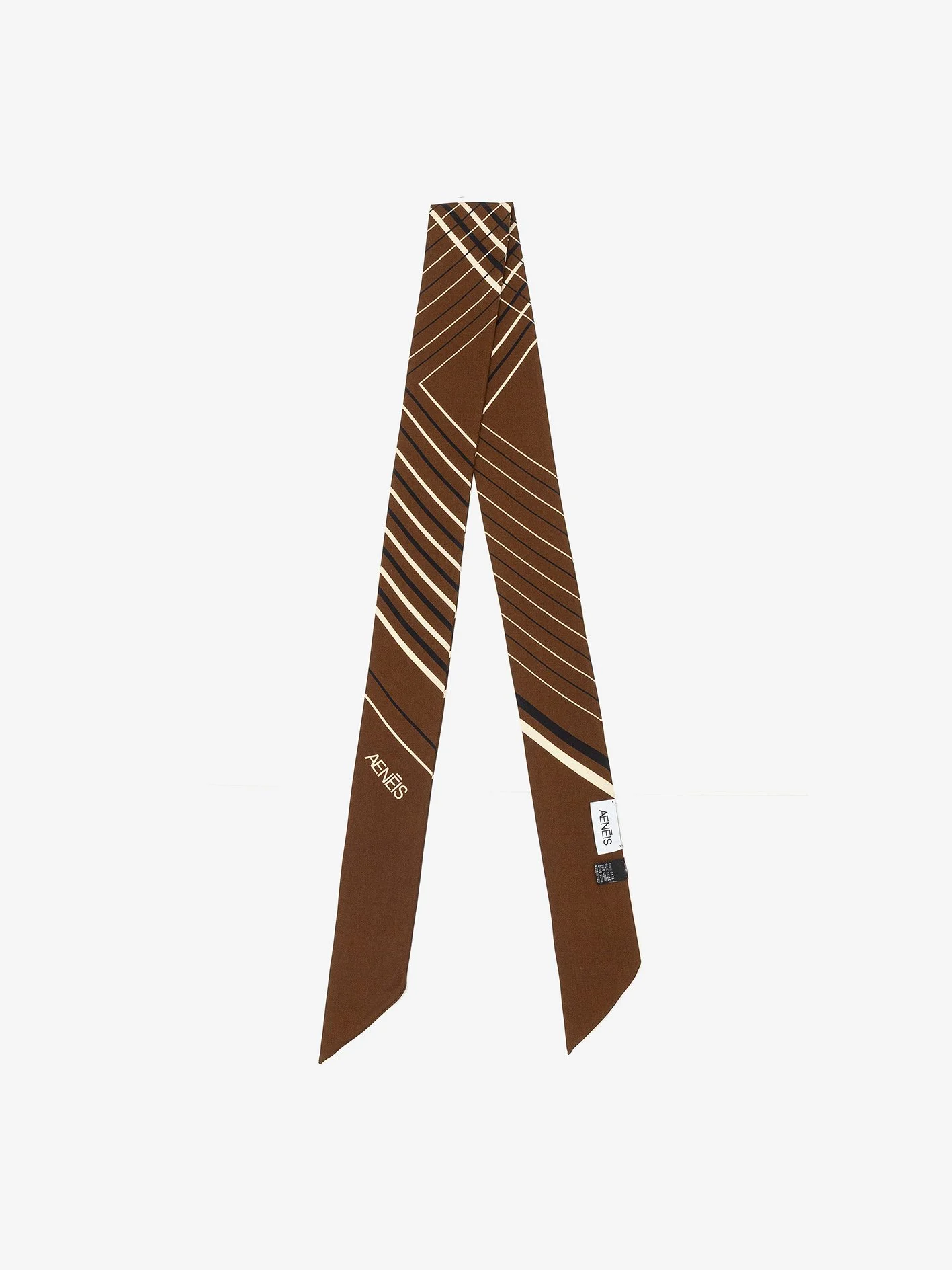 Minimal Illusion 1970 Silk Twill Bandeau | Caramel