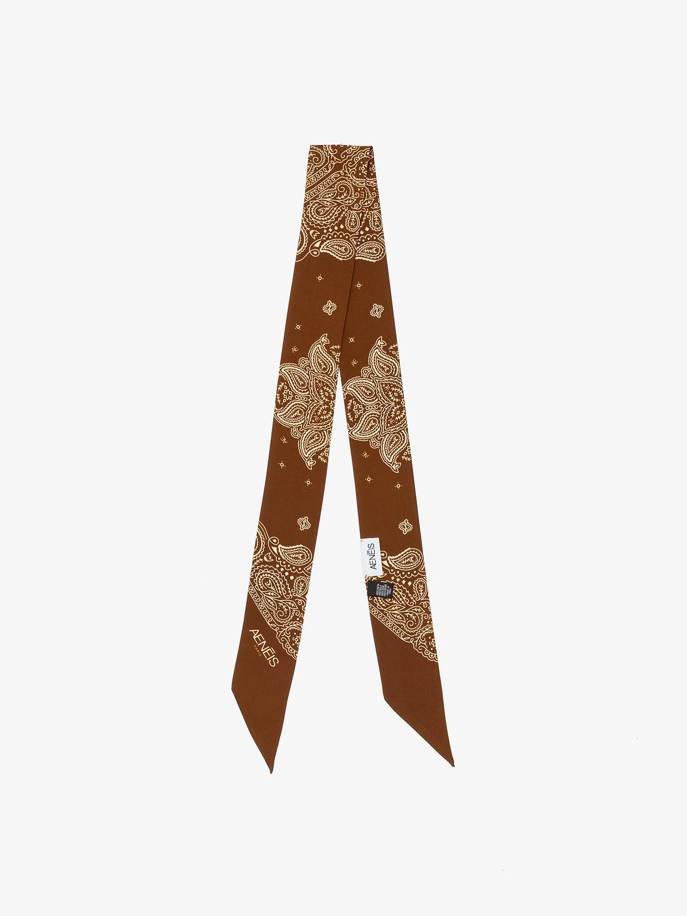 Silk Twill Bandeau  Minimal Bandana | Sienna