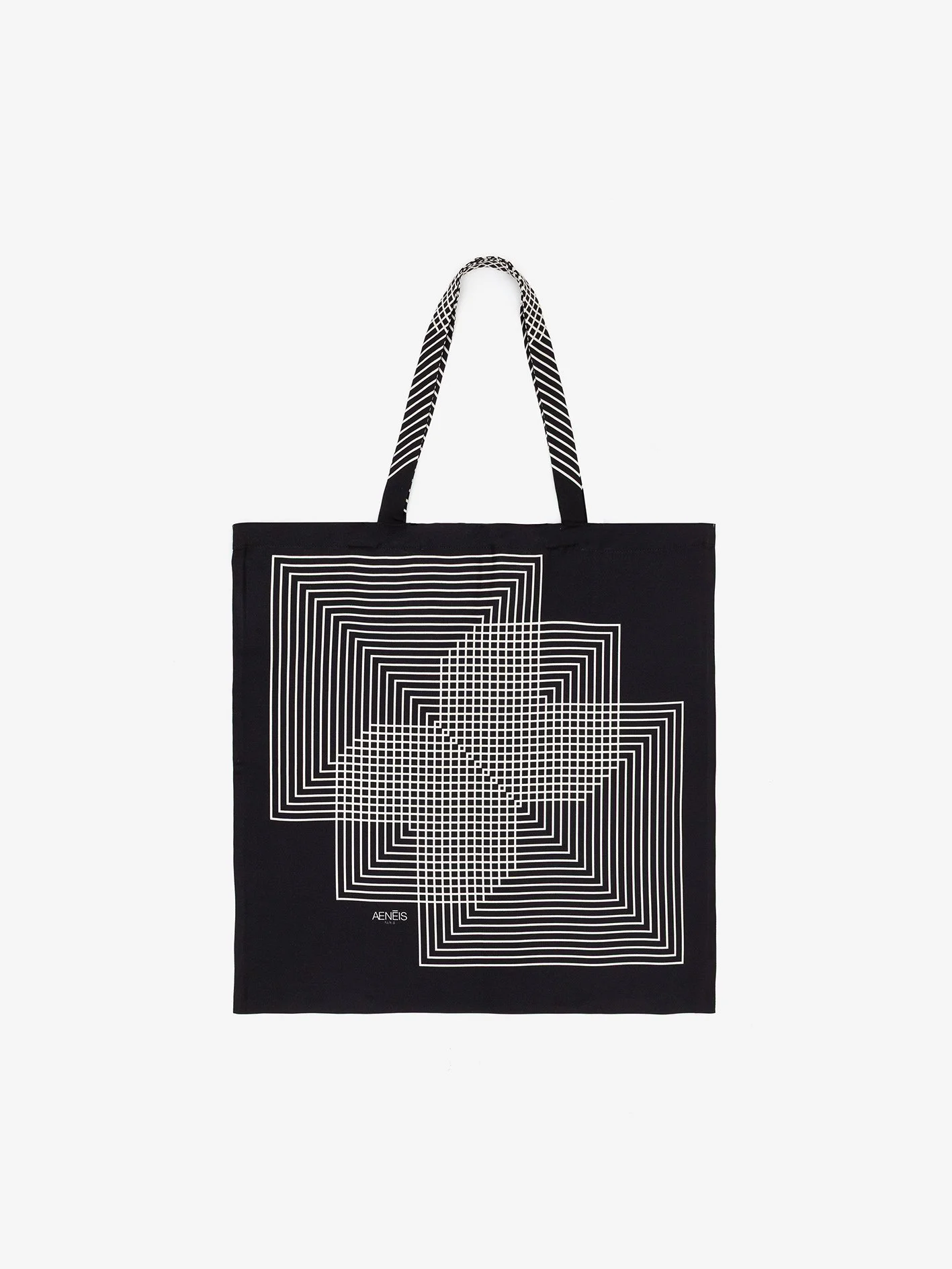 Minimal Illusion Silk Totebag / Black