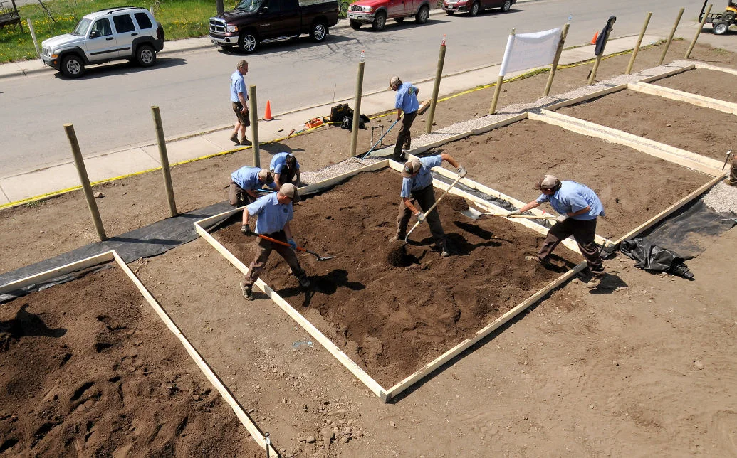 Garden City Harvest breaks ground on a new community garden