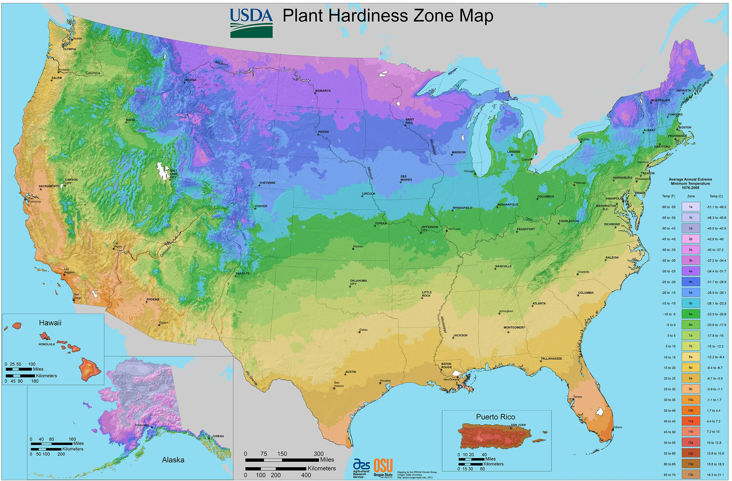 US Hardiness Zones