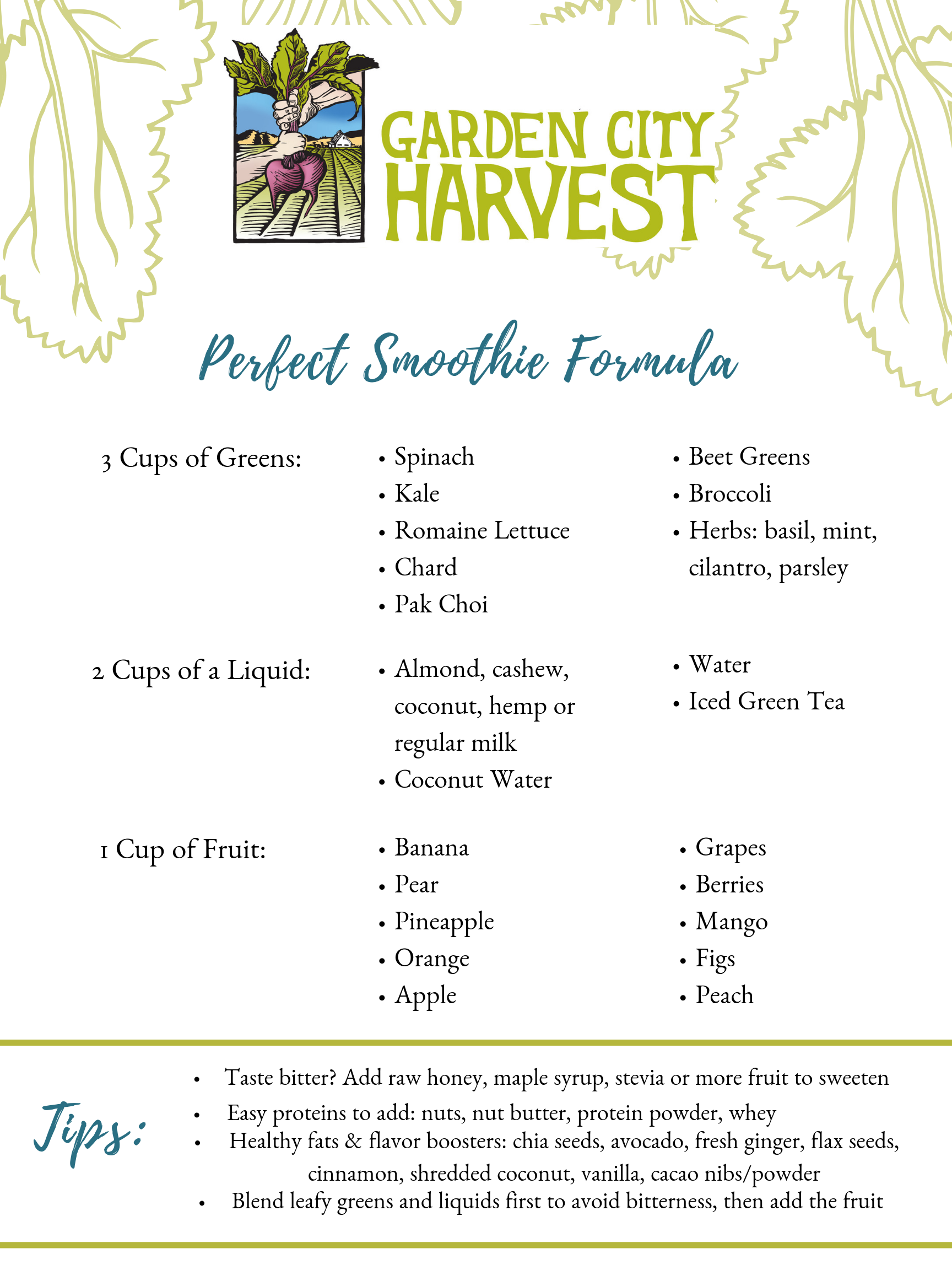 Green Smoothies: great way to pack a nutrient punch!