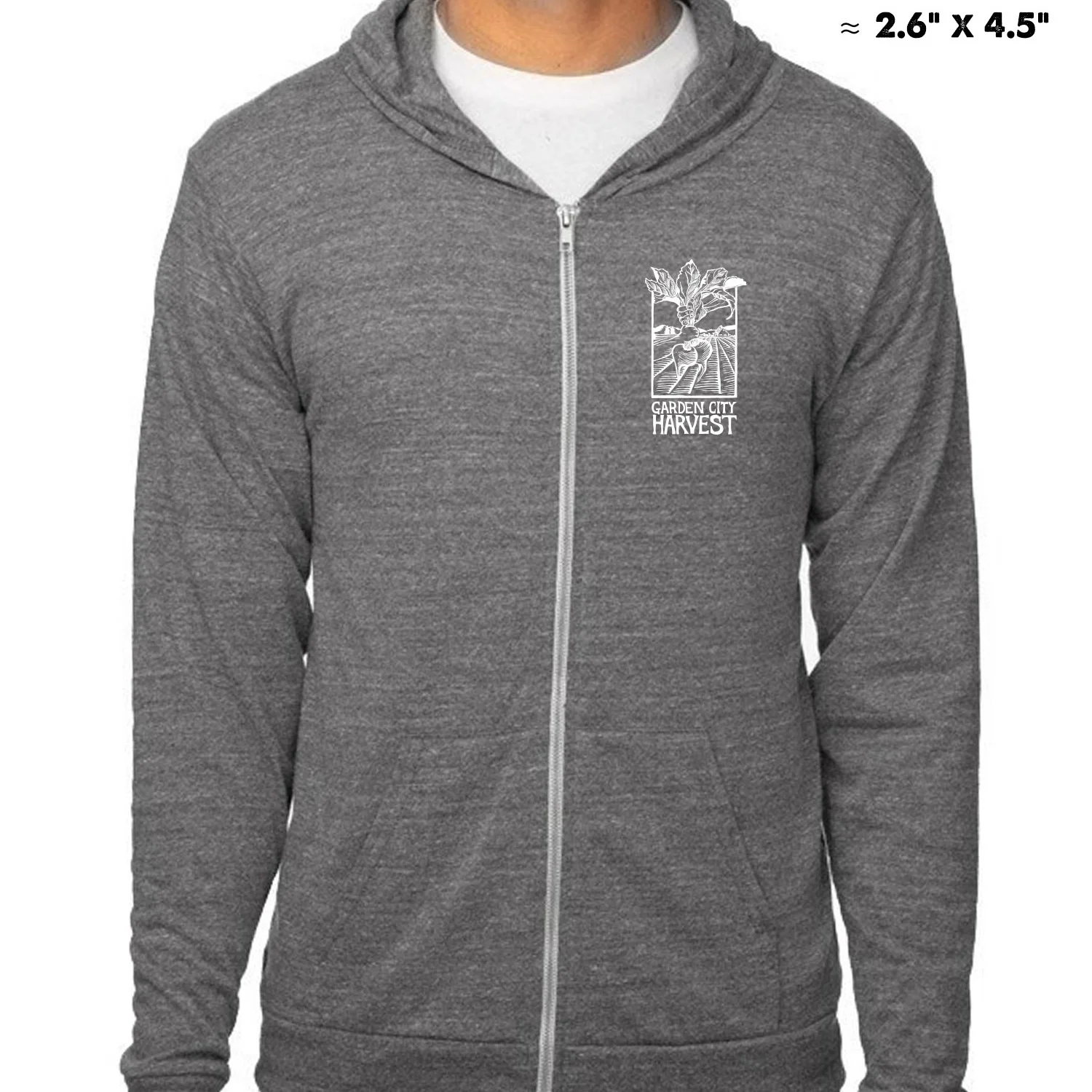 Lightweight sweatshirt front