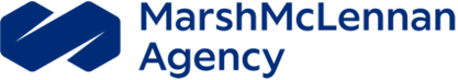 Marsh McLennan Agency Logo - blue text on white background