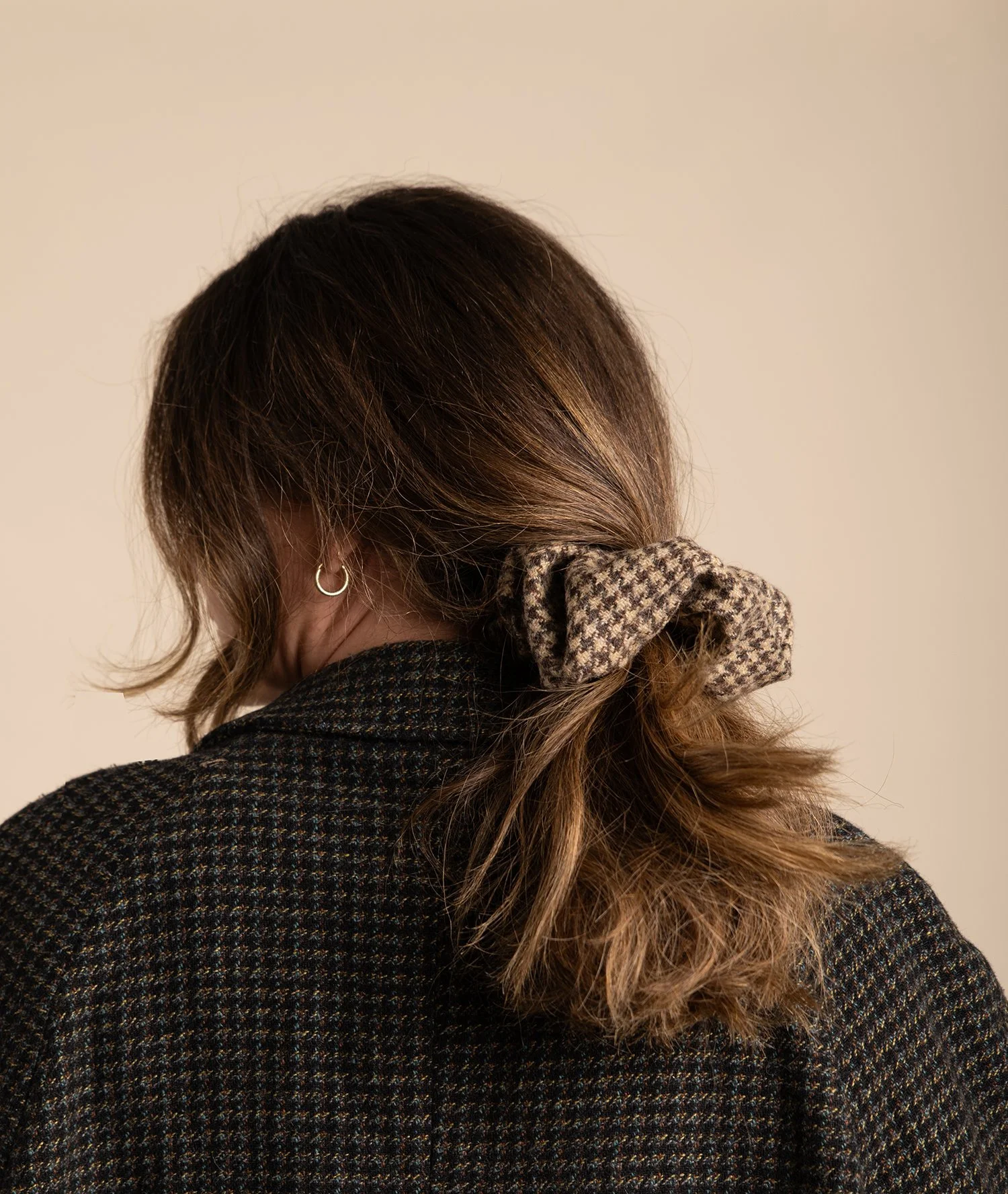 BROWN/BEIGE HOUNDSTOOTH