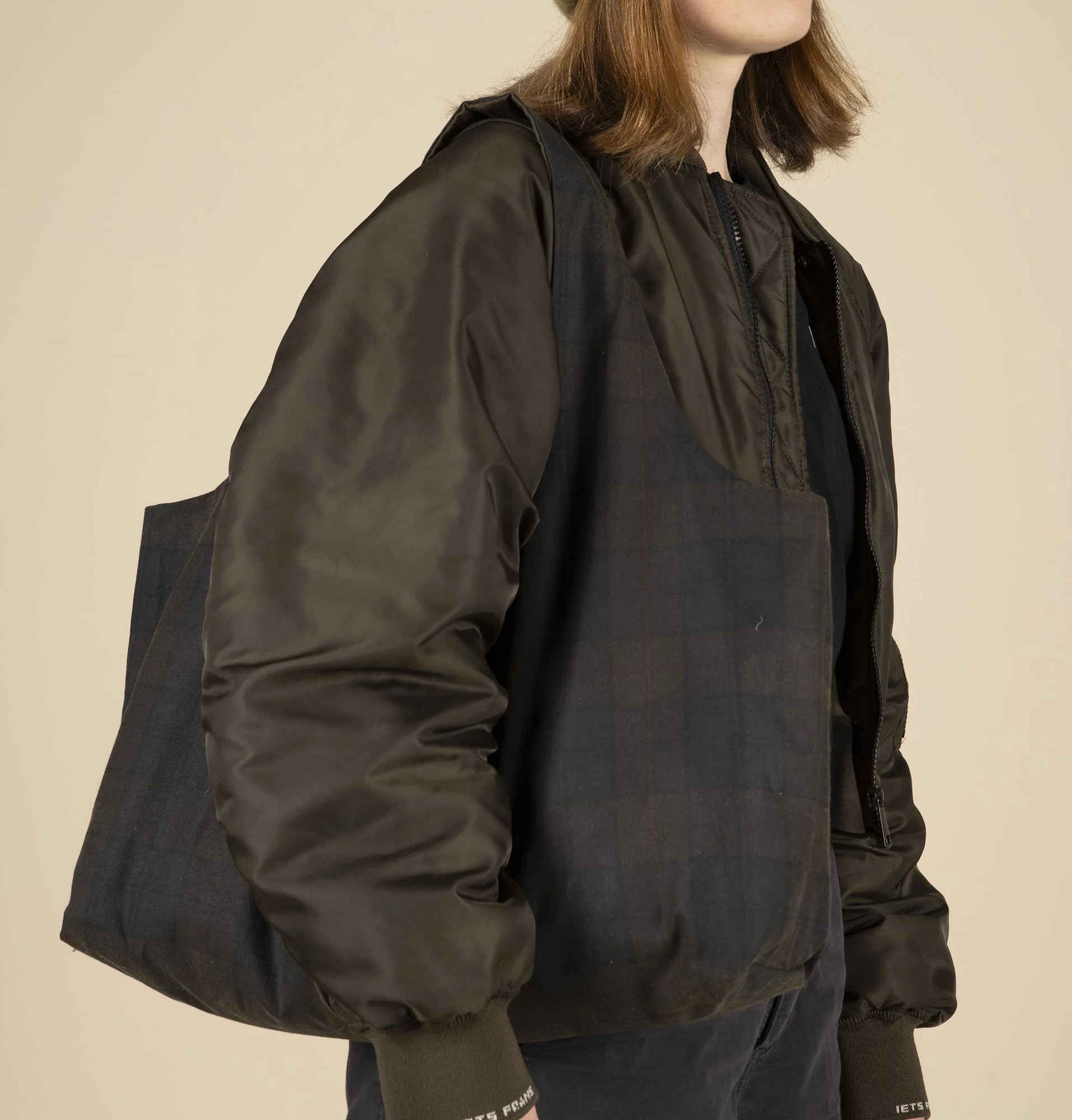 wax cotton tartan shopper.jpg