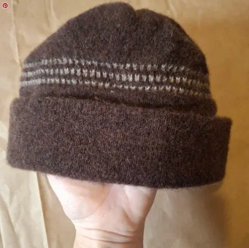 Triple Dott Hat - Chocolate Brown + Sand