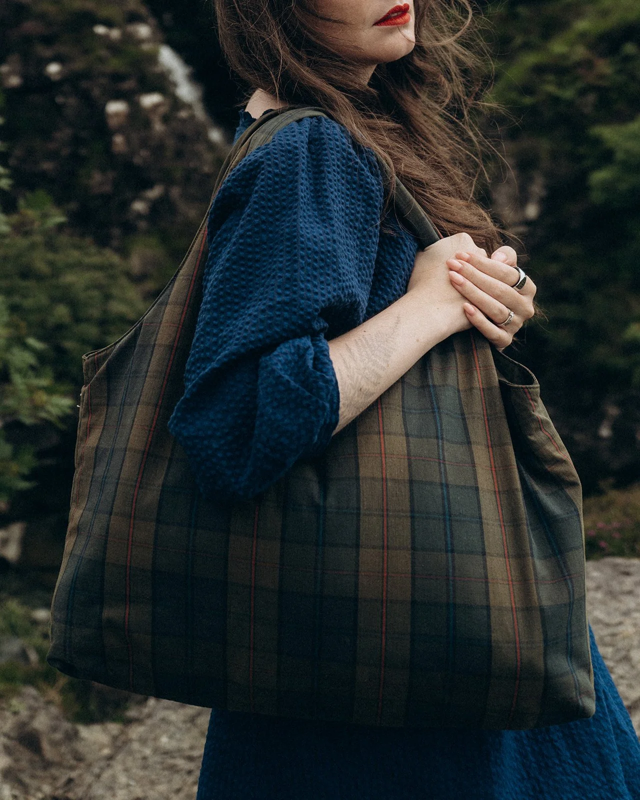 Water Resistant Tartan Shopper - Iona