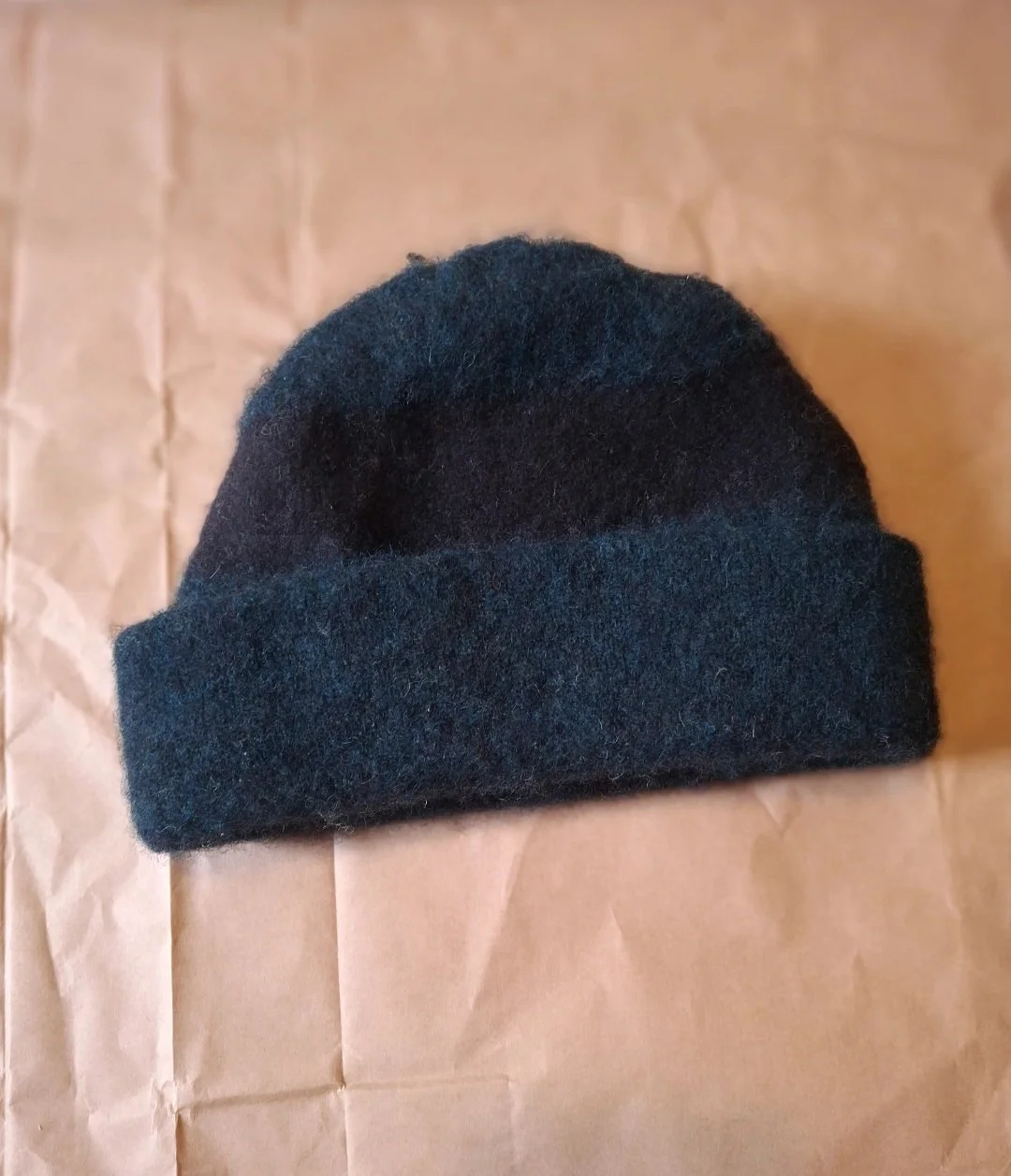 Stripe Hat - Deep Teale + Black