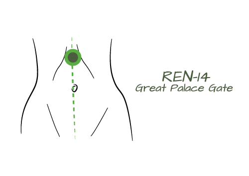 Ren 14- Great Palace Gate Like Heart-7 in Beauty Blend, this point is also very potent to tap into the calming energy of the Heart. The name refers to something very grand or magnificent, knowing that if you can touch your heart you can achieve something great. This point alludes to feeling worthy and having meaning.