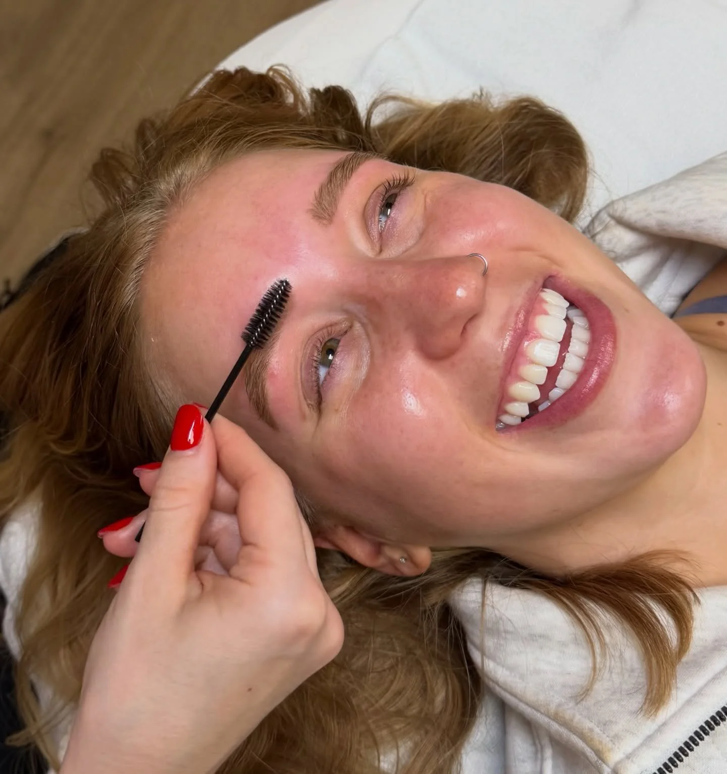 does he make you smile like this? cause we do ;) 

🧖🏻&zwj;♀️ @brielleaesthetics | skin
🧖🏻&zwj;♀️ @colladocollective | brows

📞 717.900.1390 | #BlossomYork