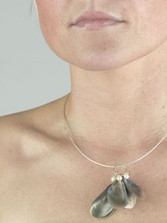 Mussel shell necklace