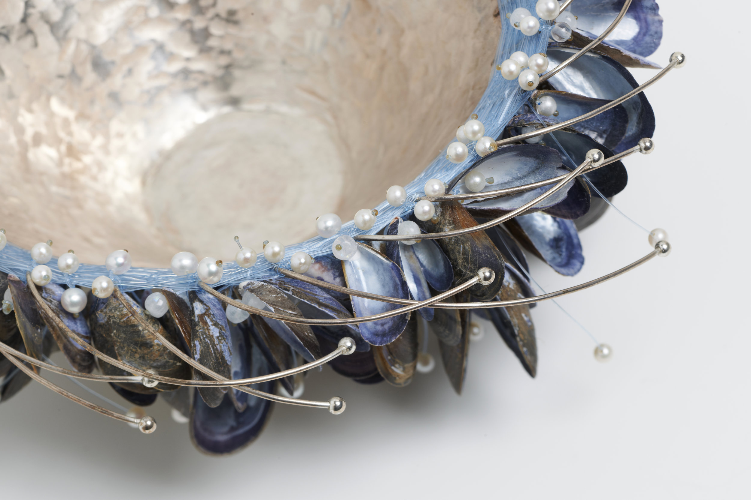 Detail of Mussel Shell Bowl