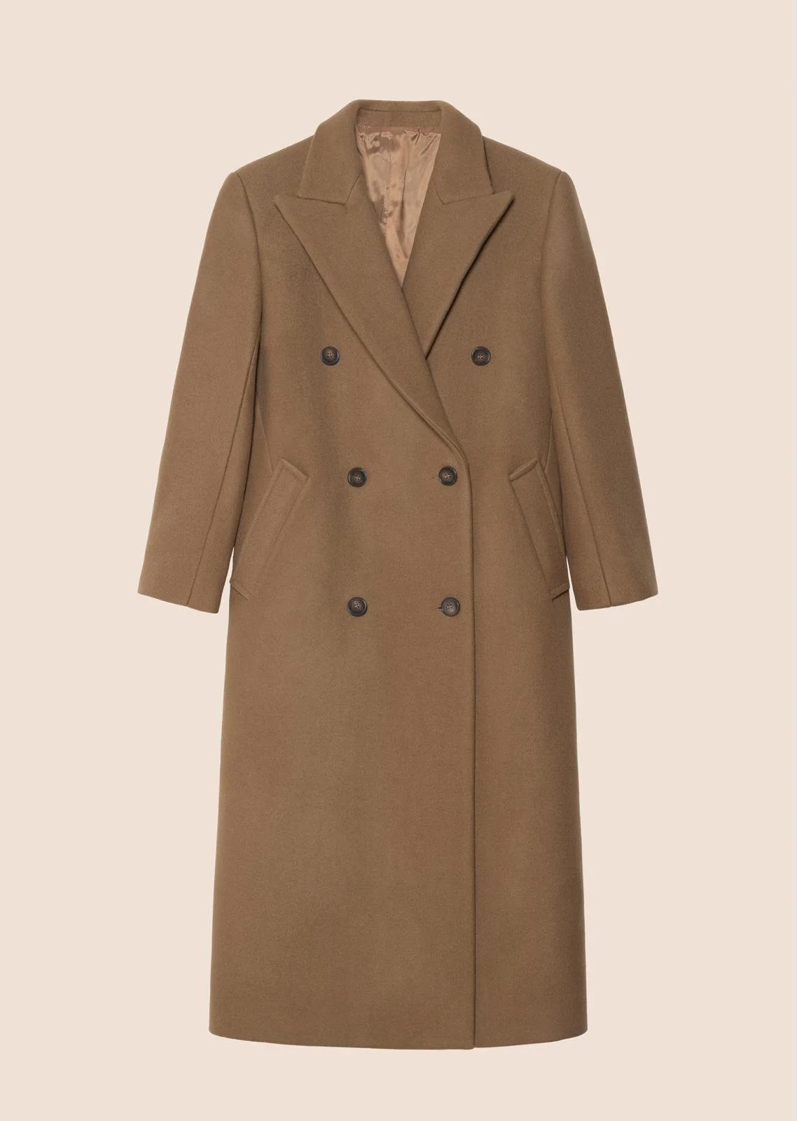 THE CASHMERE COAT - CAMEL