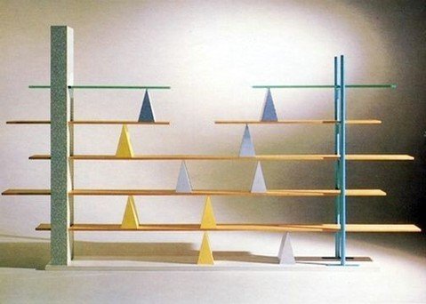 Andrea Branzi, Gritti Bookcase, 1981⁠
⁠
⁠
&quot;Andrea Branzi is a person who deals with theoretical physics, and sees architecture not as the art of building but as a much more articulated form of thought.&rdquo;
