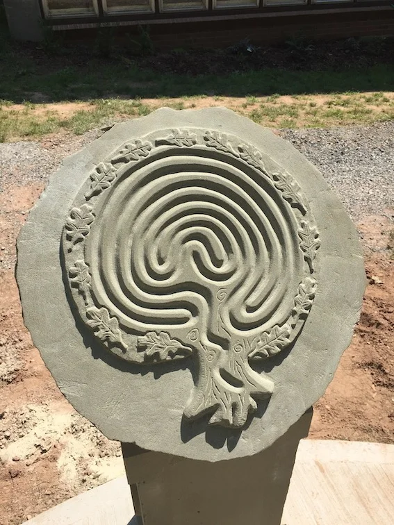 Celtic Finger Labyrinth - Commission for the Pictou United Church Contemplative Garden
