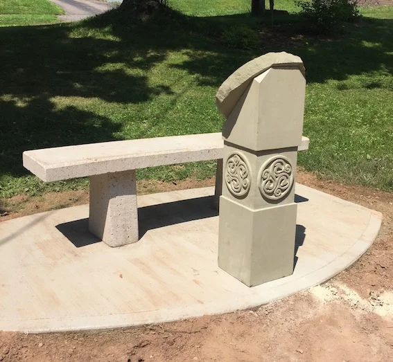 Celtic Finger Labyrinth - Commission for the Pictou United Church Contemplative Garden