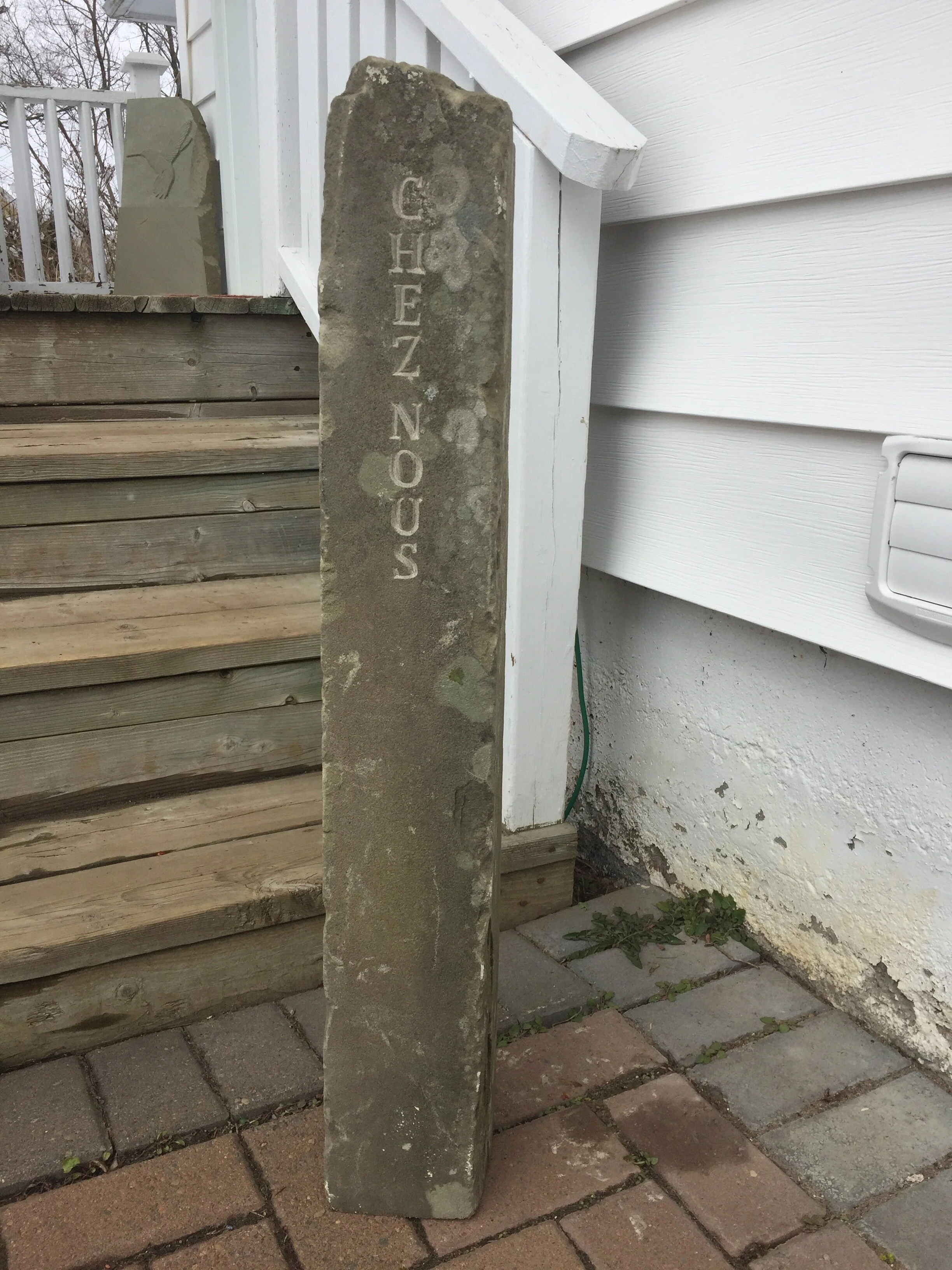 "Home Stone"  (home in four languages)- sold by Harvest Gallery