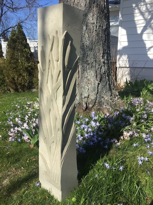 "Bullrushes" - sold at Harvest Gallery, Wolfville