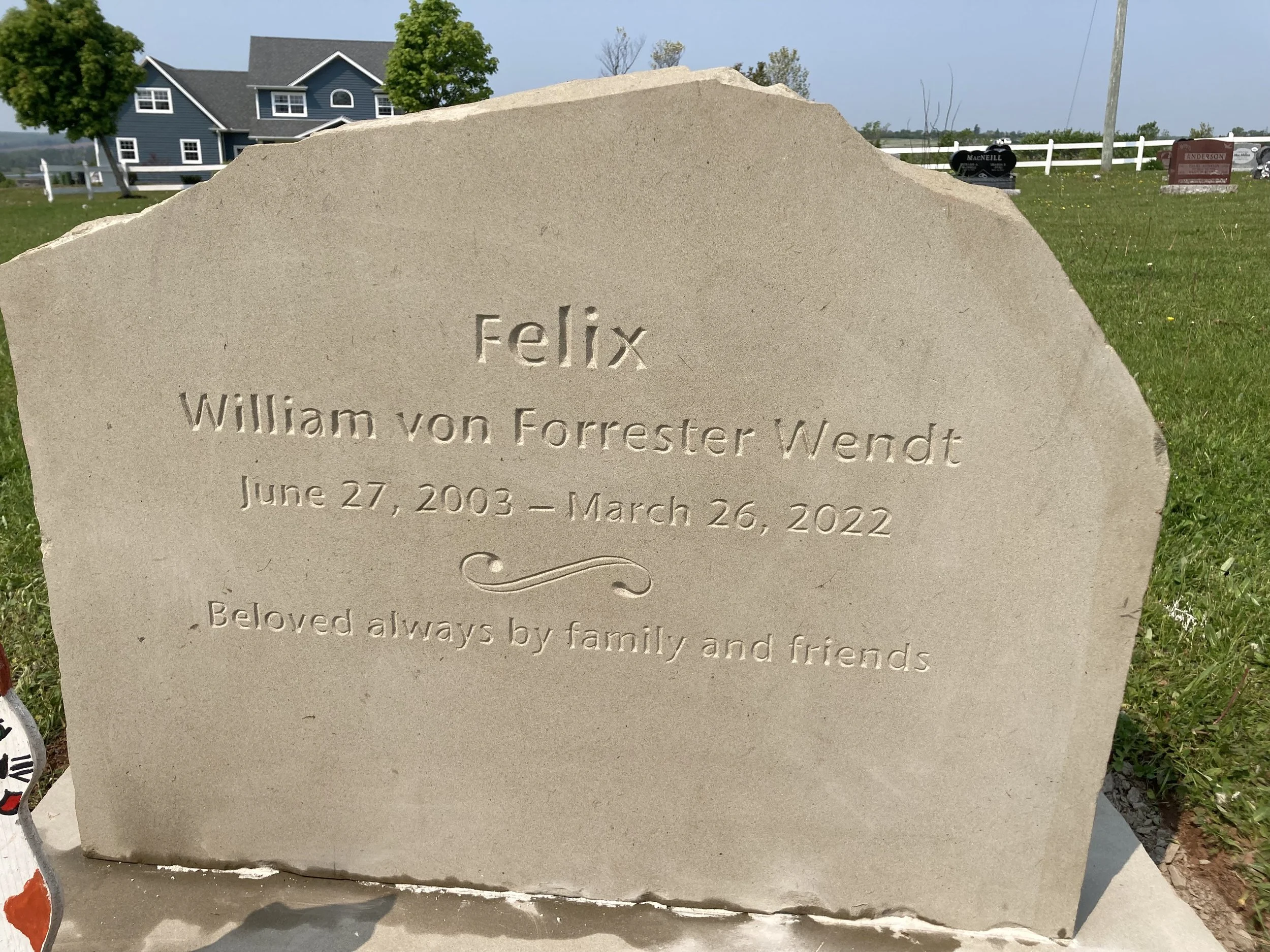 Headstone, New Glasgow, PEI