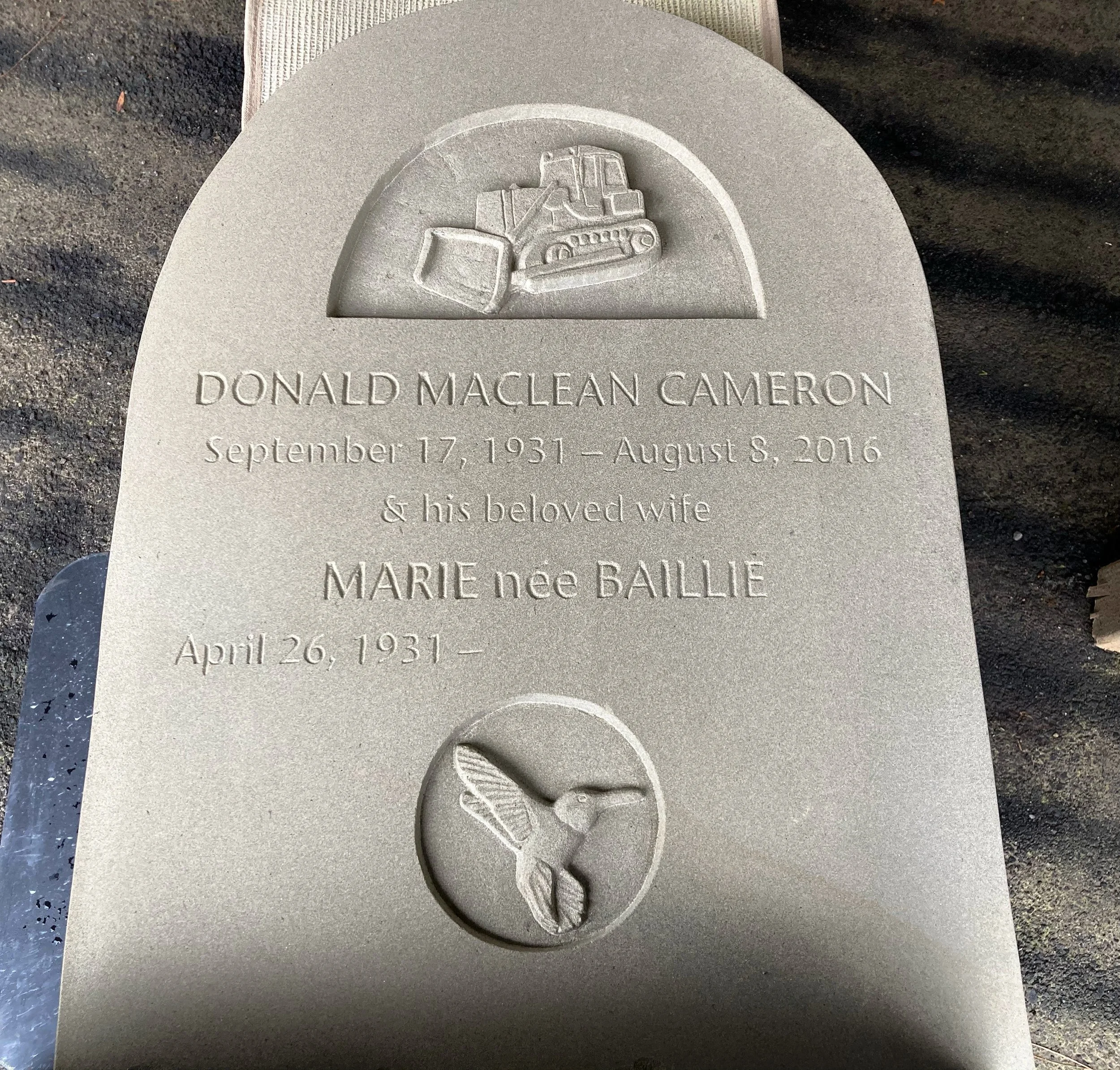 Headstone, Stellarton, NS