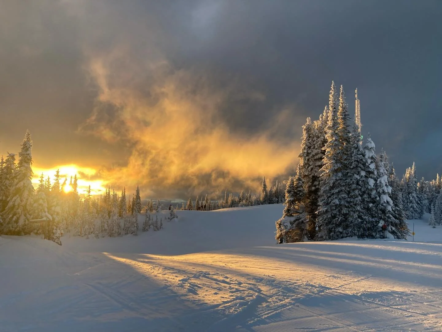 Merry Christmas everyone. We&rsquo;ve traveled to British Columbia to spend Christmas with our son but arrived early for a week of perfect Nordic skiing #stonecarveronskis #nordicskiing #silvermountain #vernonbc #christmasvacation
