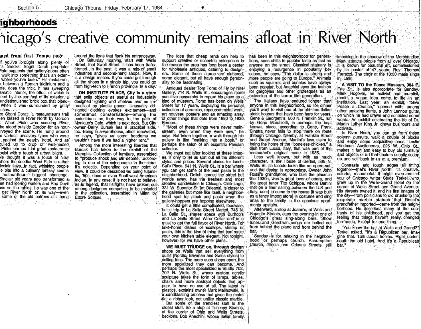 Chicago Tribune 1984