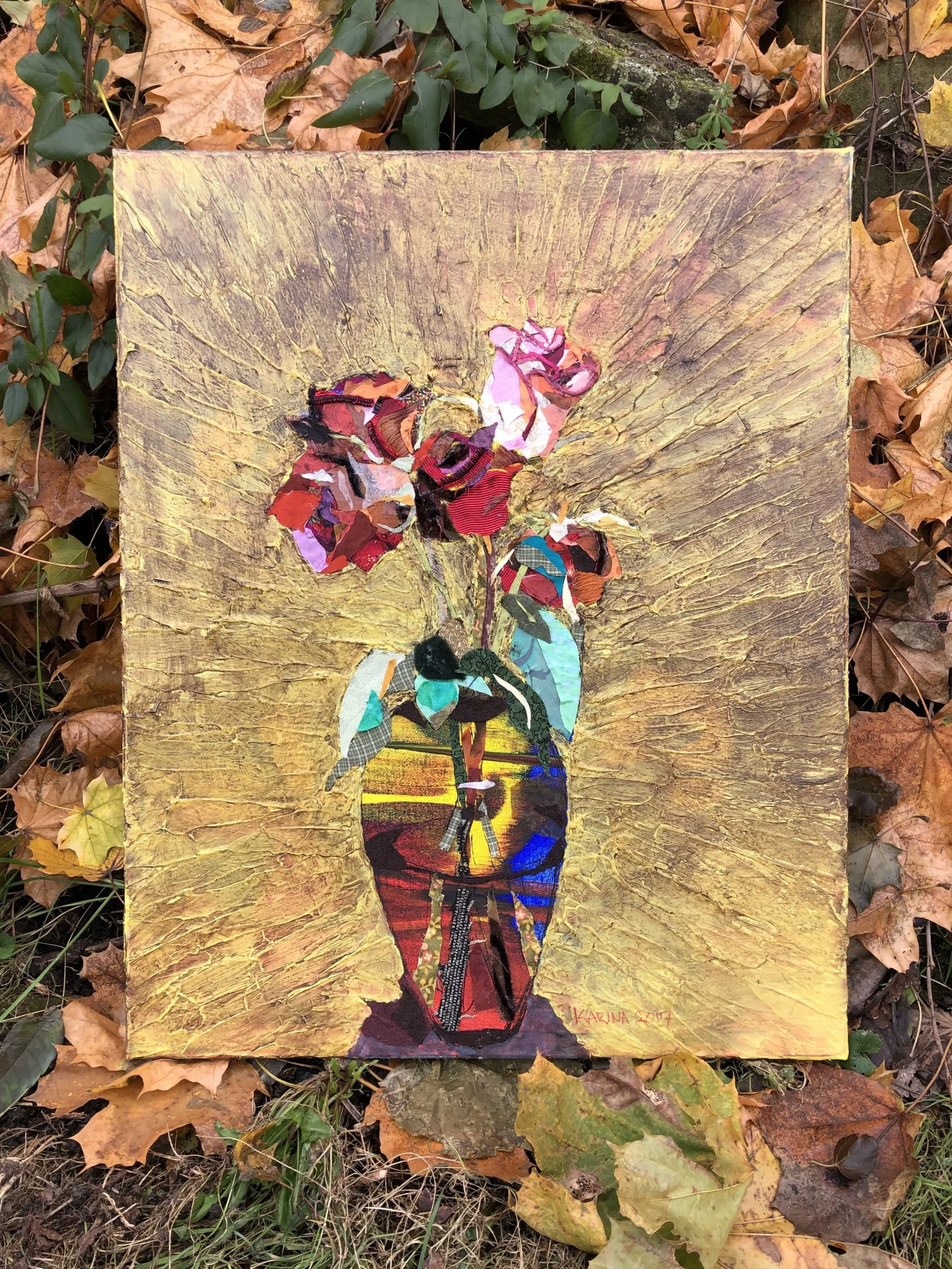 Roses in a Vase