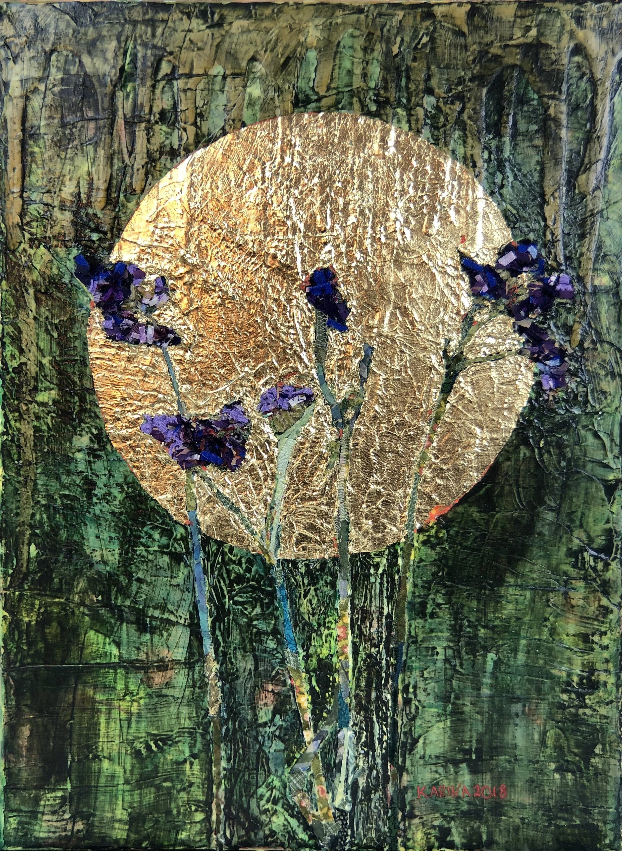 Purple Statice: 4 Stems