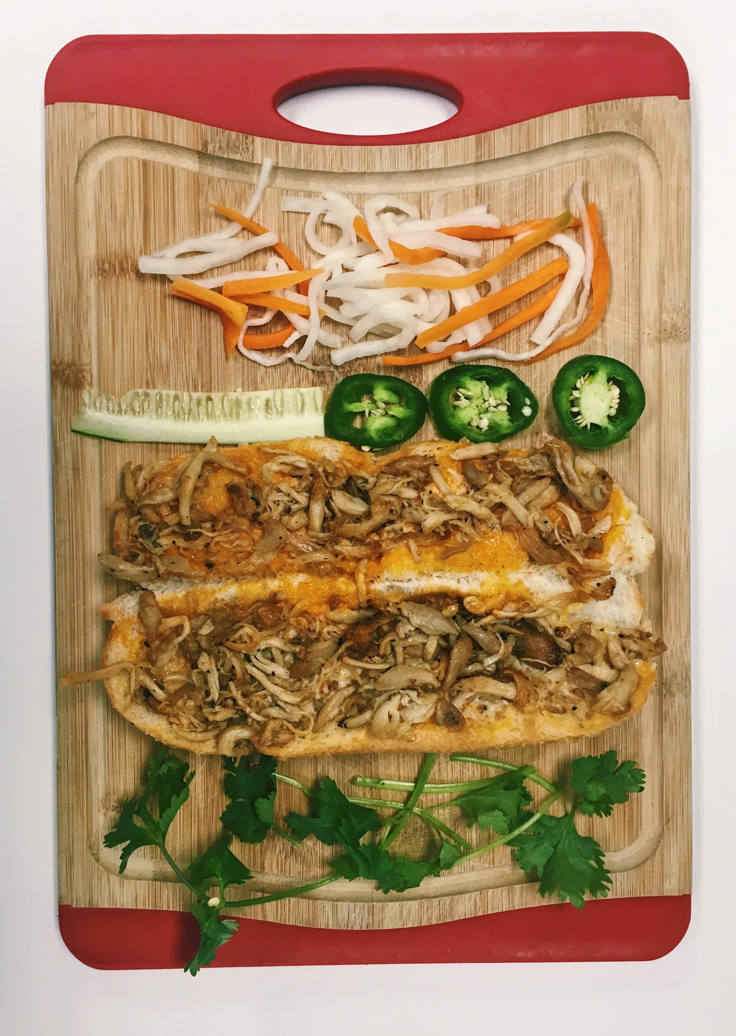 Shredded Chicken Sandwhich