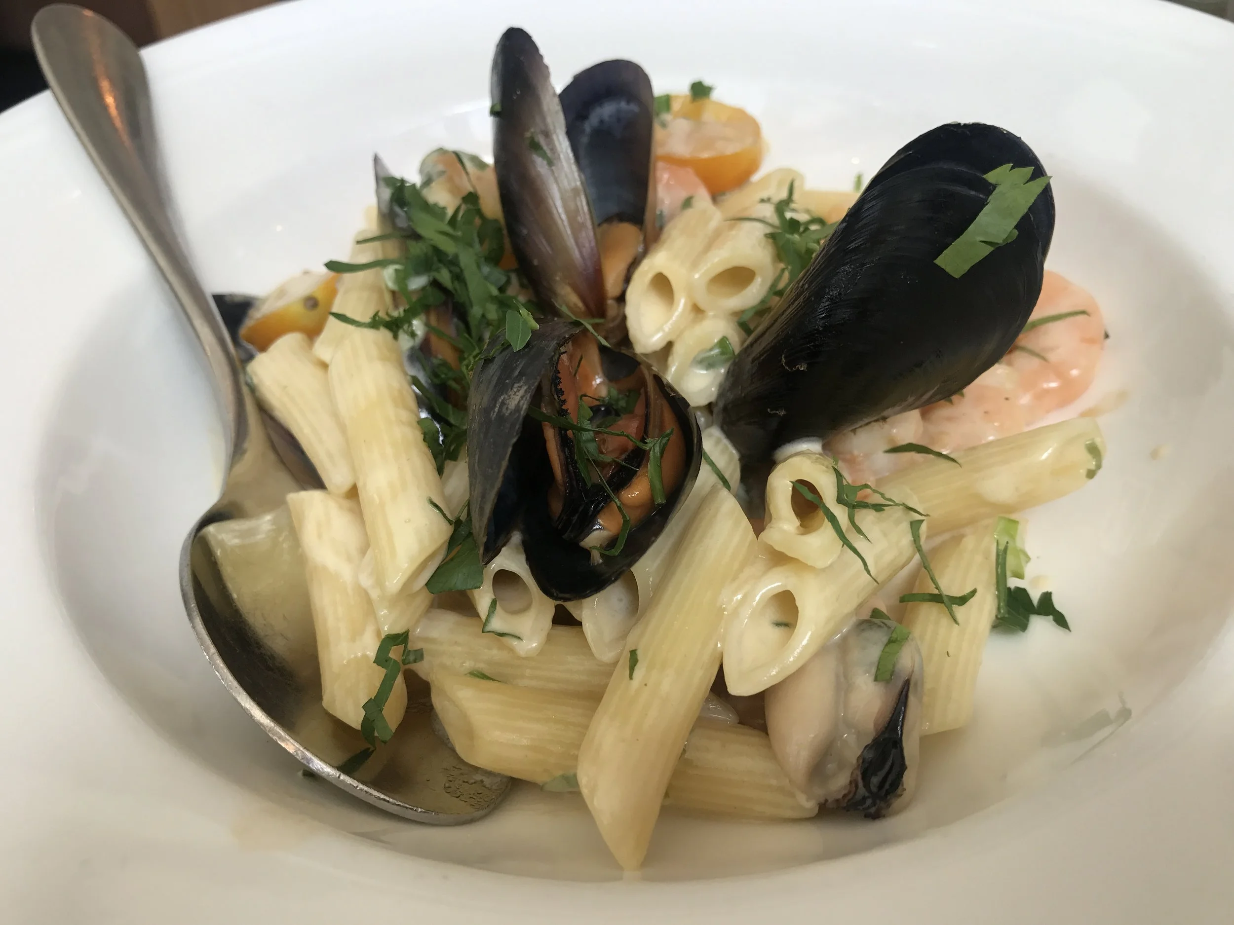 Nothing stands out in this dish, but that isn't a bad thing. A perfect side-kick to the steak!