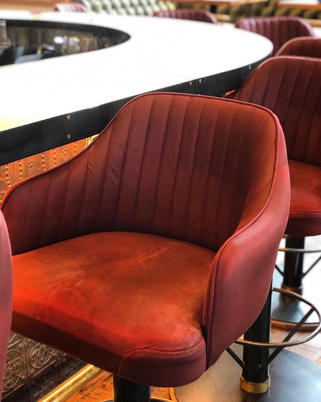 Like to sit? May I present the SoPro bar stool. Modeled after the bucket seats of a #67Mustang 🐎 it&rsquo;s more comfy than any car in rush hour. Come to @southernproperboston for #crushhour from 5PM-7PM MON-FRI. We got 🥃. We got 🍗. We got hours o