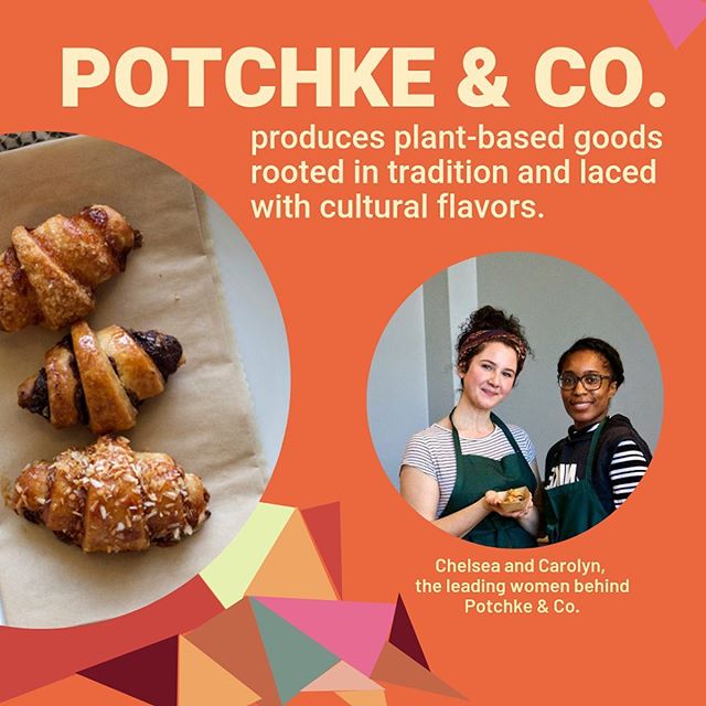 We are super excited 🎉 to be hosting Potchke &amp; Co. this Sunday from 11am-3pm! Potchke is a female-owned 👯&zwj;♀️ plant-based business delivering unique and culturally inspired baked goods to the Boston area. They&rsquo;ll be slinging rugelah fr