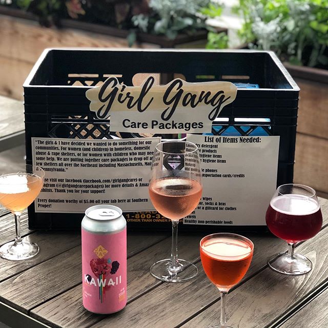 THINK PINK! π Give a little to help women in need throughout the New England area and beyond. Bring in nonperishable food & hygiene supplies π§Όππππ to help women in need. #gooddeeds #gooddrinks #helpingothers