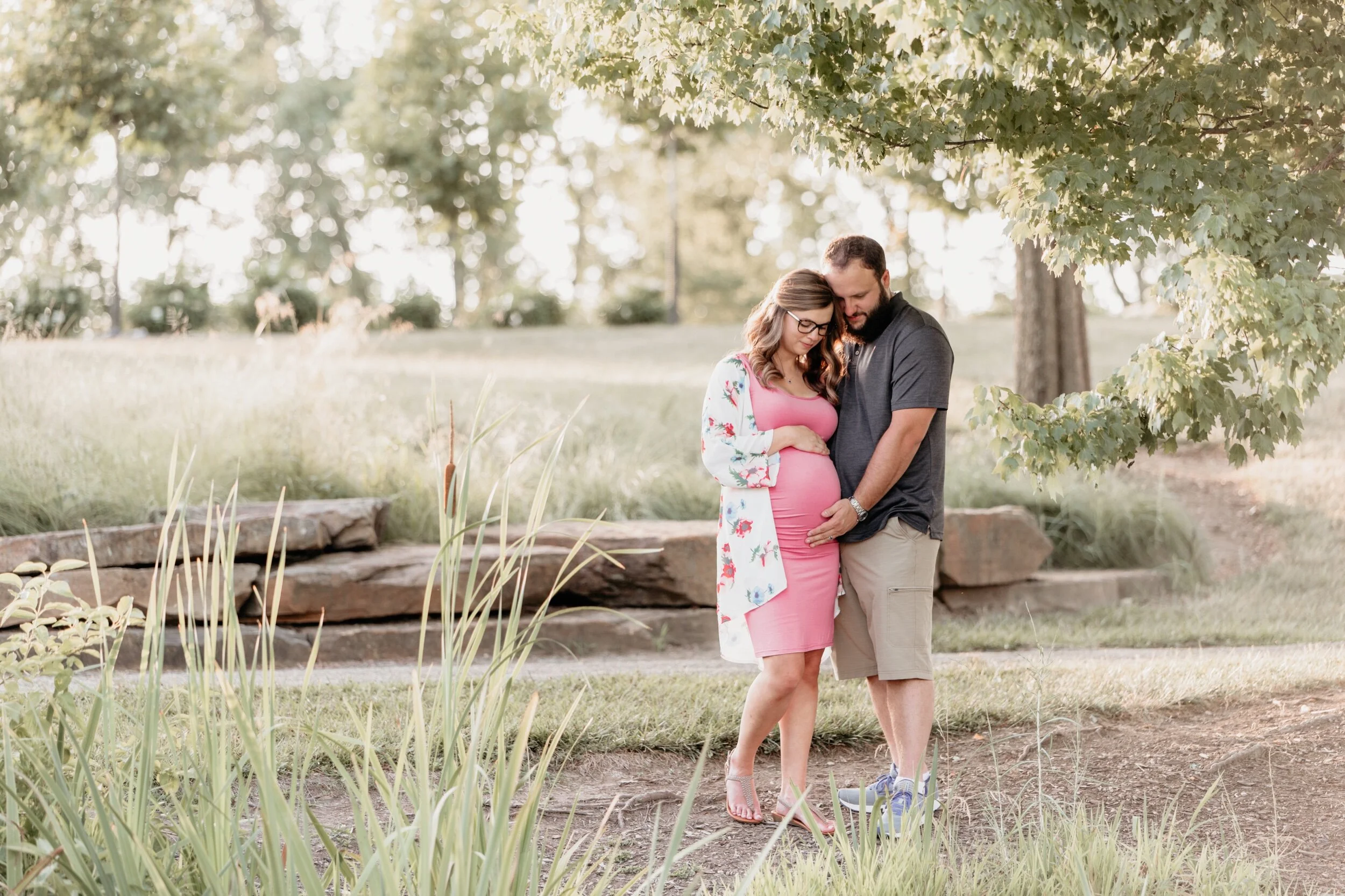 Maternity Session at Cox Arboretum in Dayton OH
